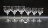 SET OF EIGHTEEN CUT CRYSTAL ST