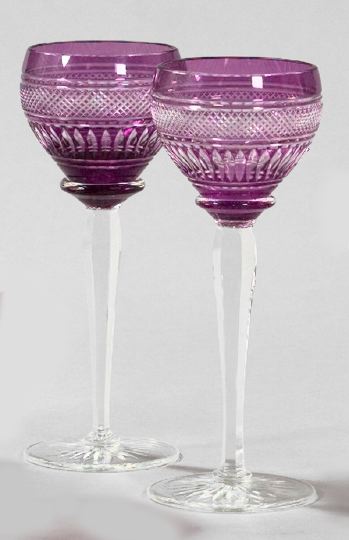 Set of Eleven Bohemian Glass