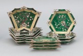 SET OF ELEVEN CHINESE FAMILLE