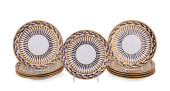 SET OF ELEVEN DAVENPORT GILT &