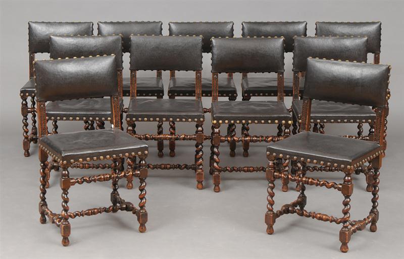 SET OF ELEVEN FLEMISH BAROQUE STYLE