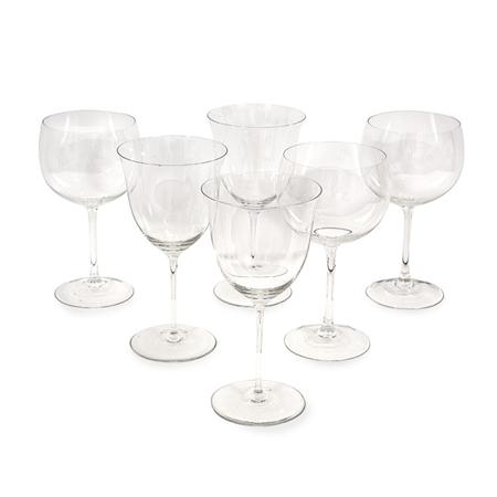 Set of Eleven Glass Water