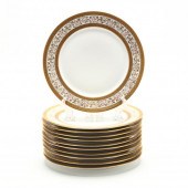 SET OF ELEVEN LIMOGES DINNER P