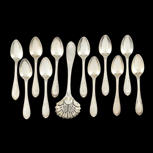 SET OF ELEVEN MAYFLOWER SILVER