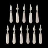 SET OF ELEVEN STERLING SILVER