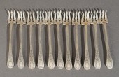 SET OF ELEVEN TUTTLE SILVERSMI