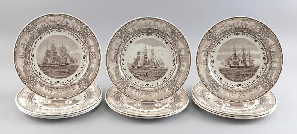 SET OF ELEVEN WEDGWOOD PLATES
