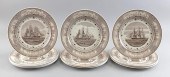 SET OF ELEVEN WEDGWOOD PLATES