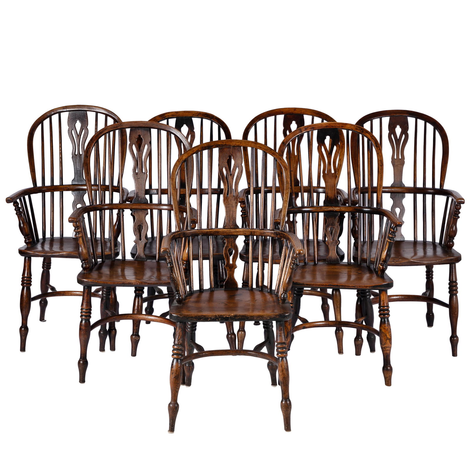 SET OF ENGLISH WINDSOR/LANCASHIRE