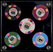 SET OF FIVE $500, $100, $25, $