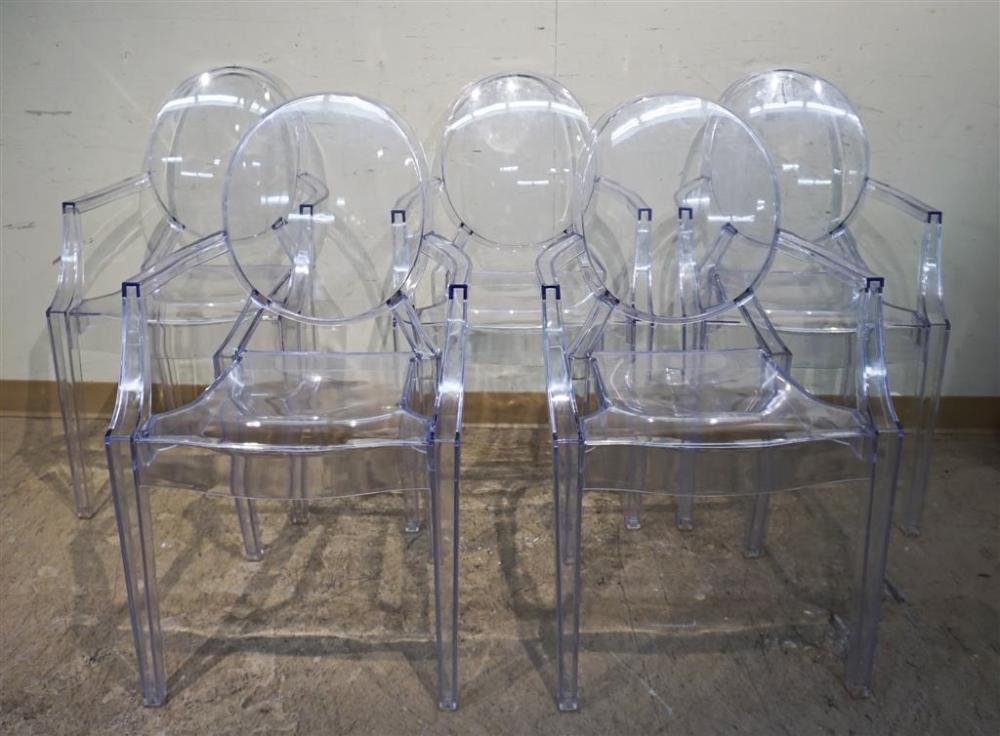SET OF FIVE ACRYLIC GHOST
