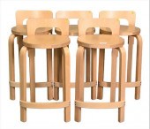 SET OF FIVE ALVAR AALTO K-65 S