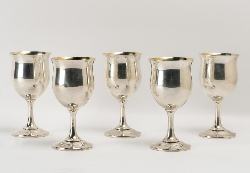 SET OF FIVE AMERICAN STERLING