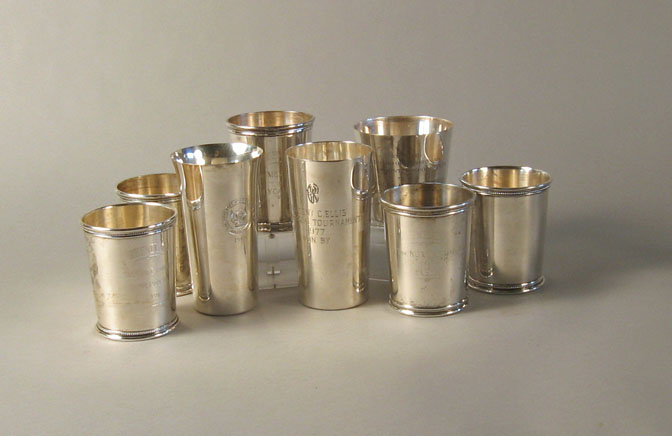 Set of five American sterling