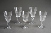 SET OF FIVE BACCARAT CRYSTAL S
