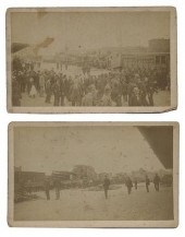 SET OF FIVE CABINET CARD PHOTO