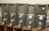 SET OF FIVE COFFEE BEAN DISPEN