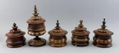 SET OF FIVE CONTINENTAL TURNED