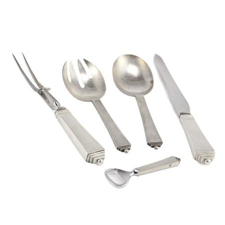 Set of Five Danish Sterling
