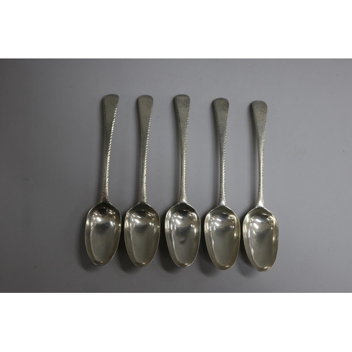 Set of five early George III