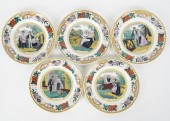 SET OF FIVE FRENCH TRANSFER-PR
