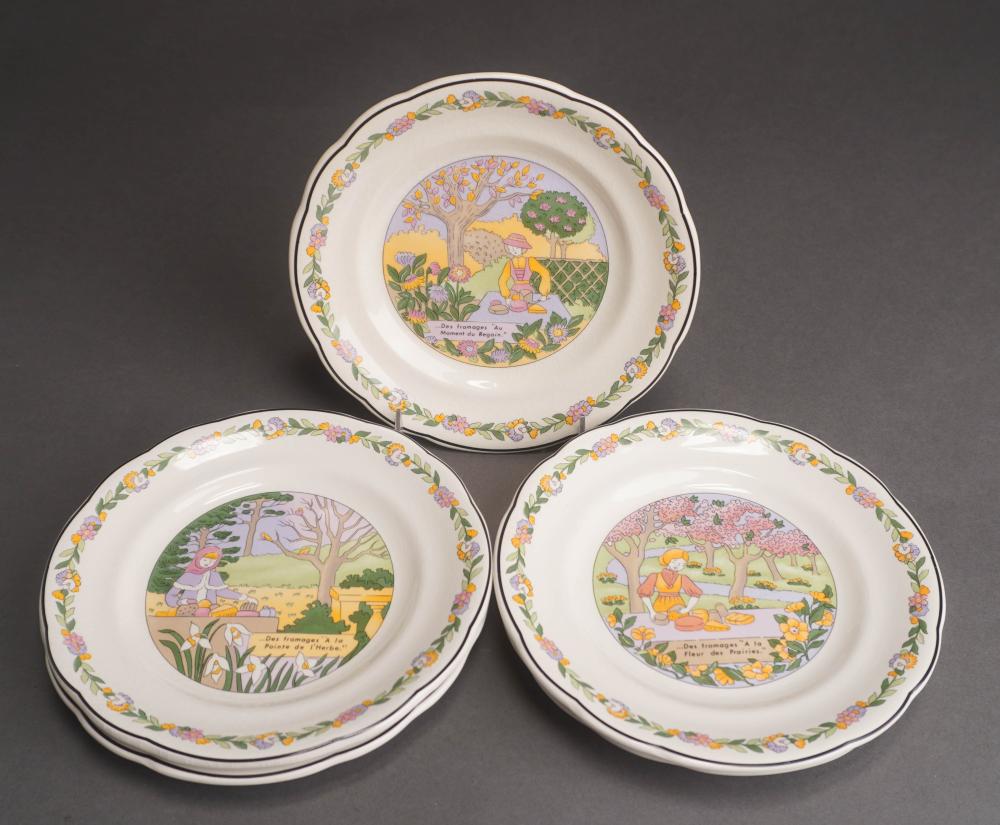 SET OF FIVE GIEN FRANCE MARIE