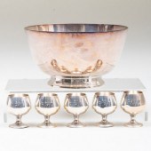 SET OF FIVE GORHAM SILVER MINI