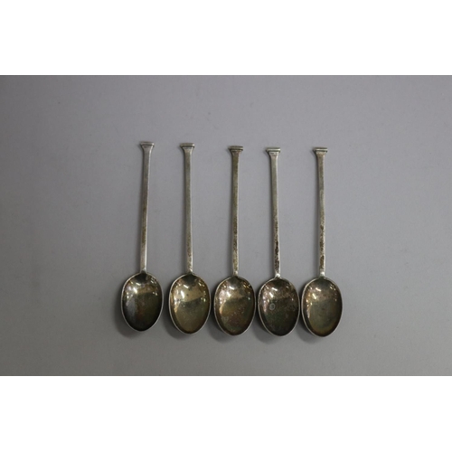 Set of five hallmarked sterling