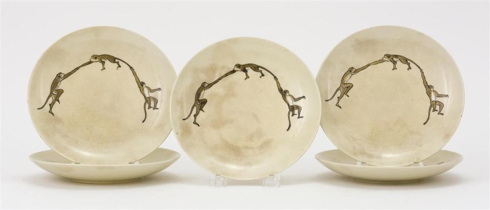 SET OF FIVE JAPANESE SATSUMA