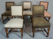 SET OF FIVE NEOCLASSICAL EBONI