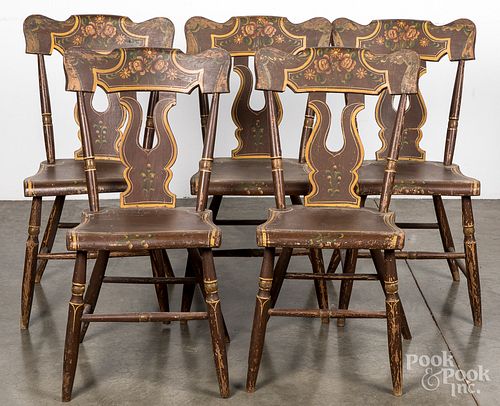 SET OF FIVE PENNSYLVANIA PAINTED