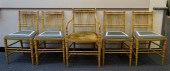 SET OF FIVE REGENCY STYLE FAUX
