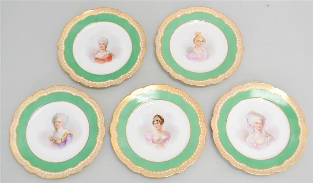 SET OF FIVE SEVRES STYLE