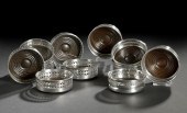 Set of Five Silverplate Split-