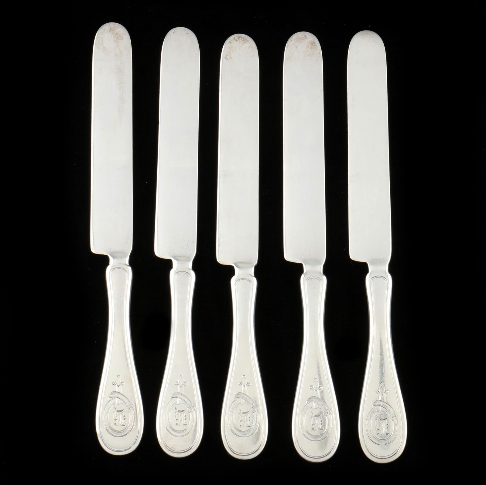 SET OF FIVE STERLING SILVER