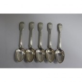 Set of five Victorian Exeter f