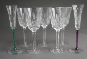 SET OF FIVE WATERFORD CRYSTAL
