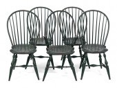 SET OF FIVE WINDSOR-STYLE CHAI