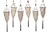 Set of Fortuny Venetian glass