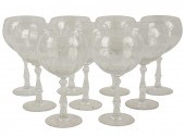 SET OF FOSTORIA ETCHED GLASS G