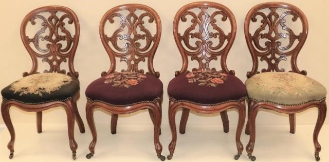 SET OF FOUR 19TH CENTURY