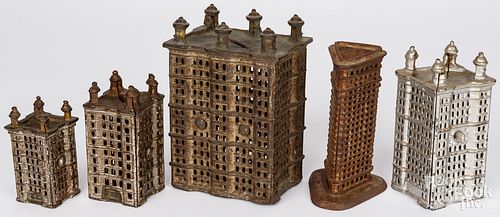 SET OF FOUR AC WILLIAMS CAST IRON