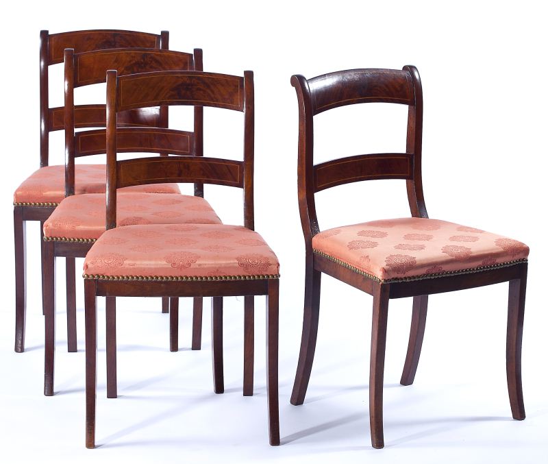 Set of Four American Classical Side