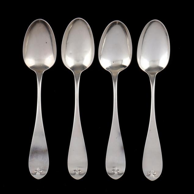 SET OF FOUR AMERICAN COIN SILVER