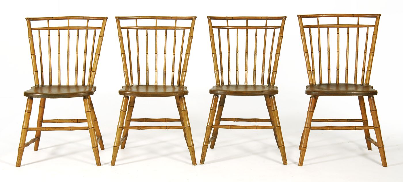 SET OF FOUR ANTIQUE AMERICAN