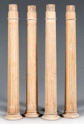 Set of four architectural colu