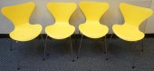 SET OF FOUR ARNE JACOBSEN FOR