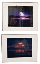 SET OF FOUR ATOMIC BOMB IMAGES
