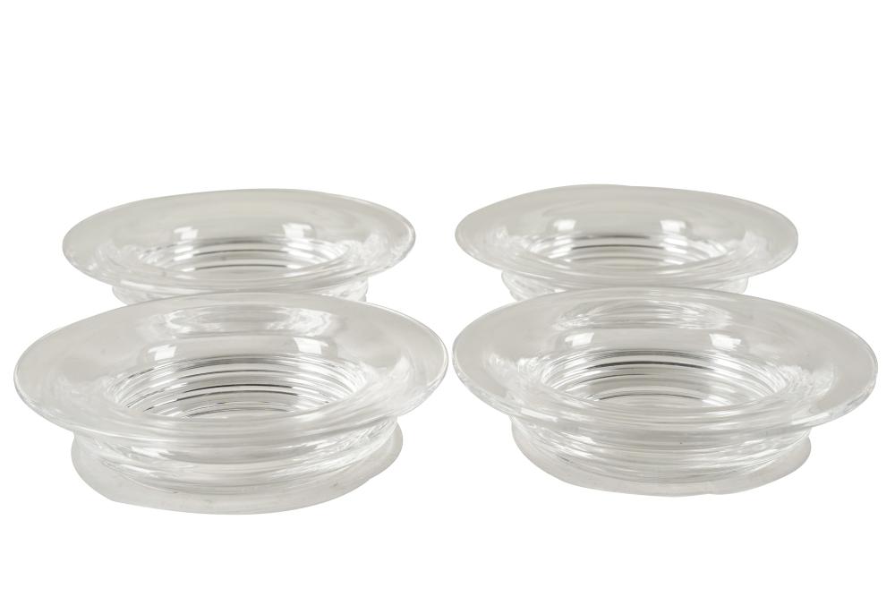 SET OF FOUR BACCARAT CRYSTAL