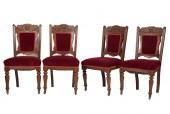 SET OF FOUR BAROQUE REVIVAL CA